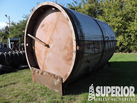 8'6"Dia x 24'L Oil Storage Tank w/ Tank Skid
