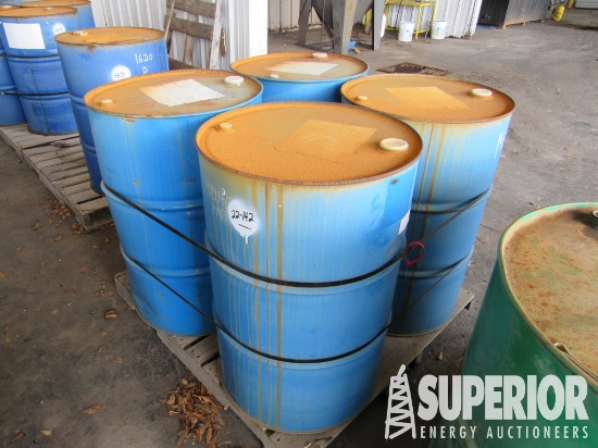 (22-142) (4) 55-Gal Drums of CHEVRON Regal R&O 68