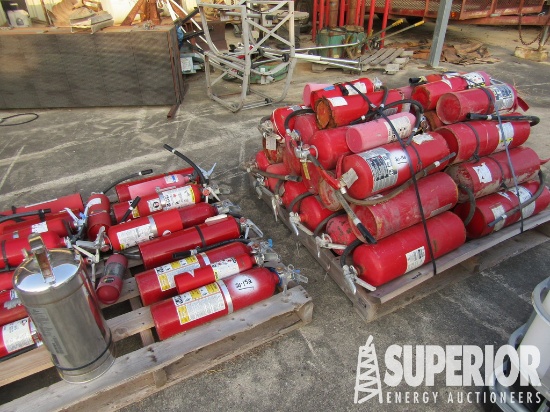 (21-152) (2) Pallets w/ (30+) Fire Extinguishers