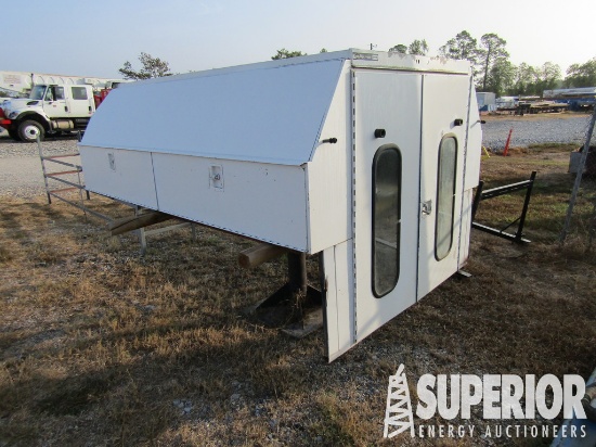 (21-140) 6'W x 8'L Covered Bed Toolbox, (2) 6'W x