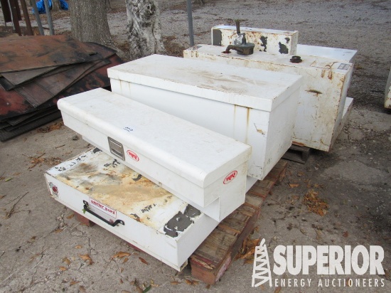 (22-10) (6) WEATHER GUARD & TWI Pickup Toolboxes &
