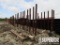 (16-62) Set of (2) Pipe Racks w/ Concrete Footing