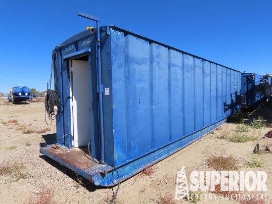 (20-13) 8'W x 35'L Crimped Steel Tool House w/ Wor