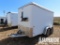 (x) (5-107) 2012 CM T/A 12' BP Crew Trailer, VIN-4