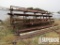 (2-123) 16'W x 8'H Pin Type Rack w/Large Surplus S