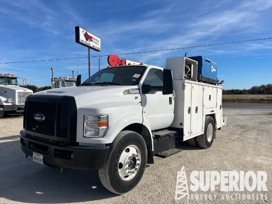 (x) (1-30) 2017 FORD F650 S/A Service Truck, VIN-1