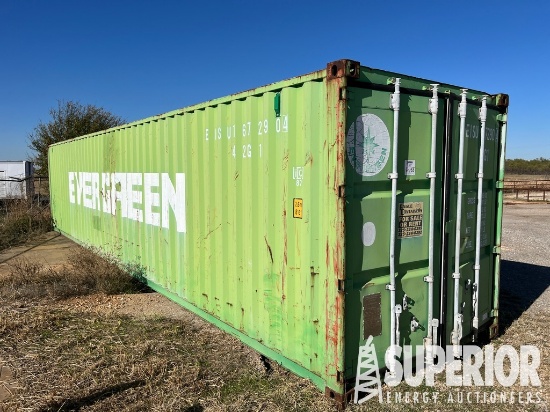 (6-155) 40'L Shipping Container