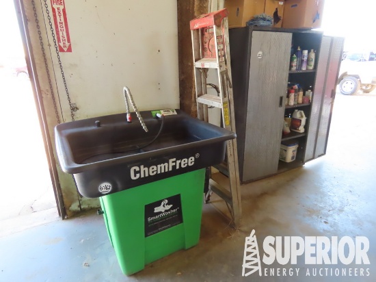 (6-162) CHEMFREE Smart Parts Washer, Storage Cabin