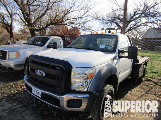 (x) (1-33) 2011 FORD F-550 Sgl Cab 2WD Flatbed Pic