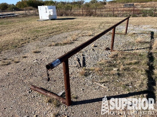 (6-167) (4) 3'H x 21'L Pipe Racks, 42"H x 11'6" x