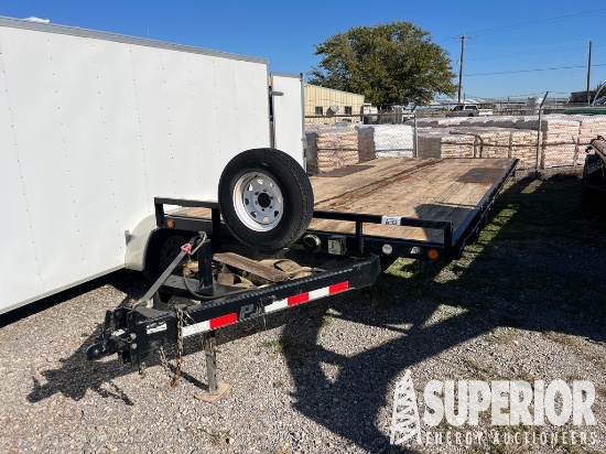 (x) (6-18) 2015 PJ 8'6"W x 20'L T/A Utility Traile