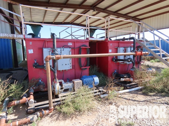 (5-115) (2) 6'H x 7'8"W x 18'L Mud Tanks, Ea w/MIS