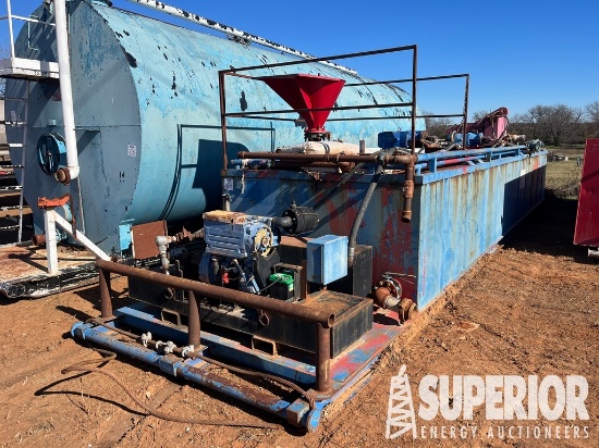 (3-14) 7'8"W x 4'H x 32'L Shaker/Suction Tank, 5'