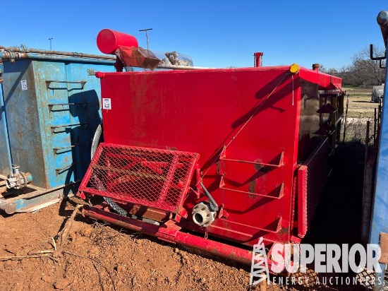 (3-19) 5'H x 7'3"W x 16'L Mud Tank w/(2) Compartme