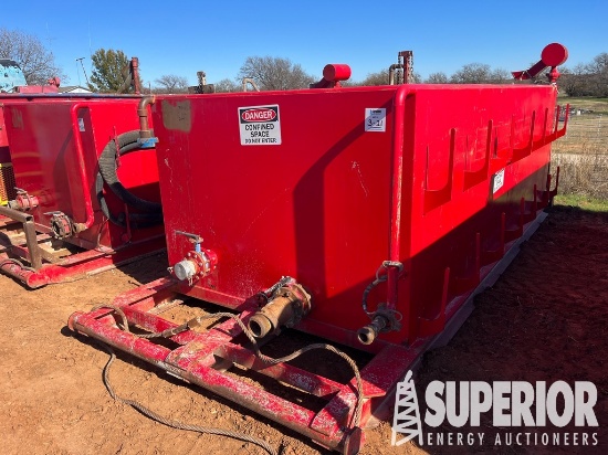 (3-21) 7'4"W x 5'H x 16'L 2-Compartment Reverse Ta