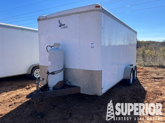 (x) (3-23) 2014 LARK 16' T/A BP Crew Trailer, VIN-