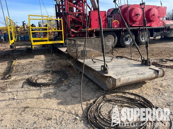 (1-12) 4'4"W x 13"H x 40'L Rig Base Beam w/(2) Par