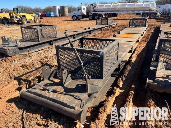 (3-8) M/R FAB 4'6"W x 13"H x 40'L Rig Base Beam w/