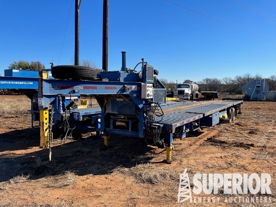 (x) (3-3) 2013 FORUM Pipe Handler T/A GN Trailer,