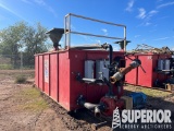 (4-17A) 8'W x 6'H x 16'L Mud Mixing Tank w/4'L Por