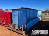 (3-17) 6'H x 6'W x 18'L Crimped Steel Mud Tank w/(
