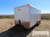 (x) (5-104) 2014 LARK T/A 16' BP Crew Trailer, VIN