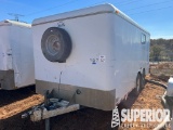 (x) (3-29) 2011 CM 16' T/A BP Crew Trailer, VIN-49