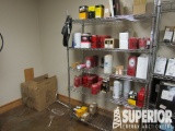 (5-588) (3) 2'D x 4'W x 6'H Metal Shelf w/DETROIT