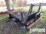 (1-407) (2) Steel Pickup Flatbeds, (1) w/Tailrolle