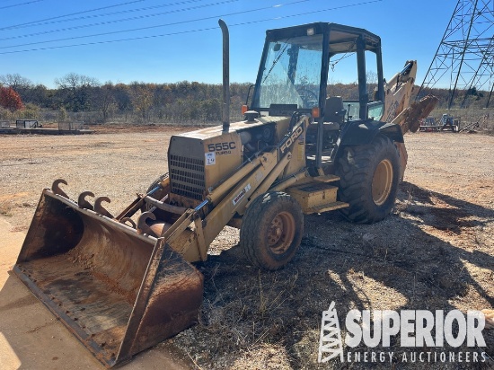 (3-58) FORD 555C Backhoe Loader, S/N-417446, w/7'3