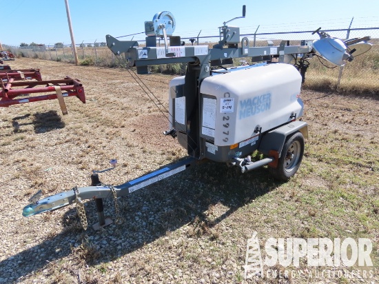 (5-174) 2014 WACKER NEUSON 6 KW Light Tower S/A Tr