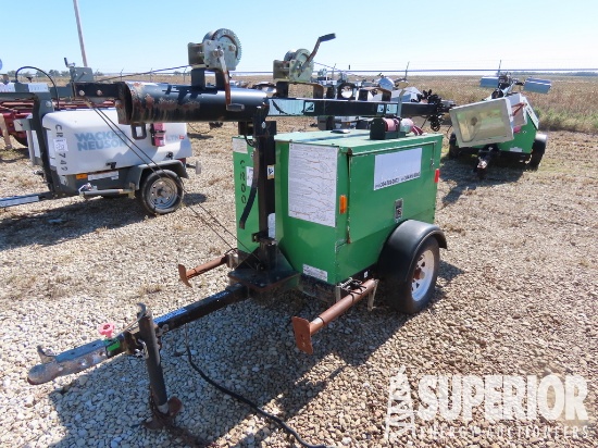 (5-177) MAGNUM 6 KW Light Tower S/A Trailer, VIN-5