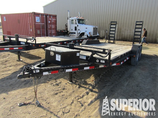 (x) (1-71) 2013 PJ 18' T/A BP Equipment Trailer, V