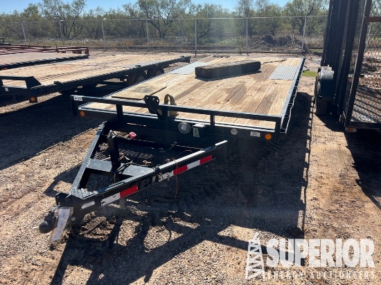 (x) (4-87) 2015 PJ 8'6"W x 18'6"L Utility Trailer,