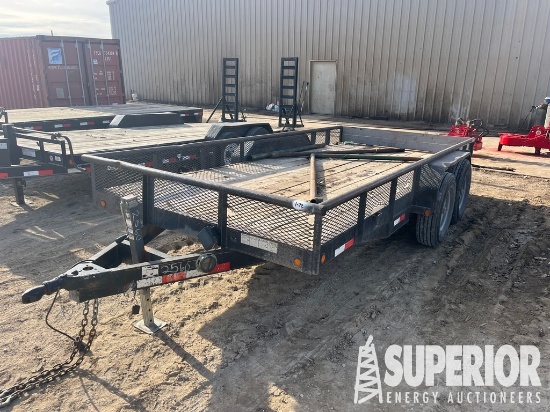 (x) (1-72) 2007 LAMA 16' T/A BP Utility Trailer, V