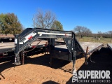 (x) (3-80) 2007 PJ T/A 32'L GN Utility Trailer, VI