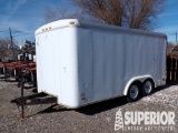 (1-63) 1997 PAC H714TA2 14'L T/A Enclosed Bumper P
