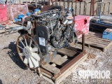 (1-95) CUMMINS 8.3L Diesel Eng w/ Fan Starter & Fl