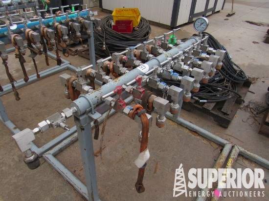 15,000# 16-Valve Grease Manifold   . Located in Ya