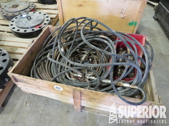 3/8" Grease Hoses, Y's & Grease Fittings. Located