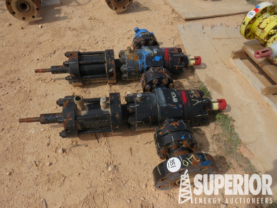 (2) FC Type 2-9/16" 15,000# Hyd Op Gate Valves w/F