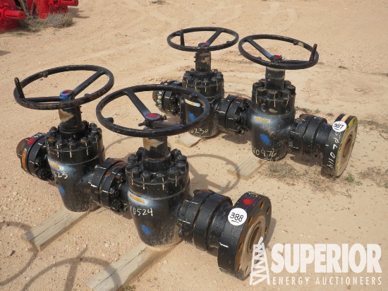 (2) CIW Type 2-9/16" 15,000# Manual Gate Valves w/
