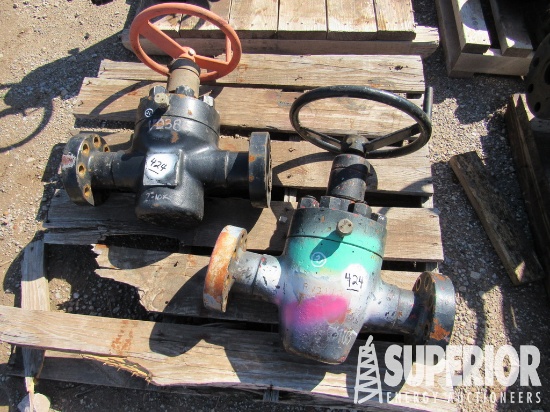 (2) FC Type 1-13/16" 10,000# Manual Gate Valves, (