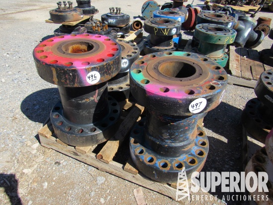 7-1/16" 10,000# x 15,000# x 2'L Changeover Spool.