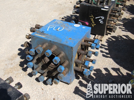 7-1/16" 10,000# 4-Way Studded Cross. Located in Ya