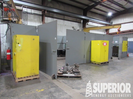 8'H x 40'W x 16'L x 5/8" Thick, Steel 2-Bay Hydros