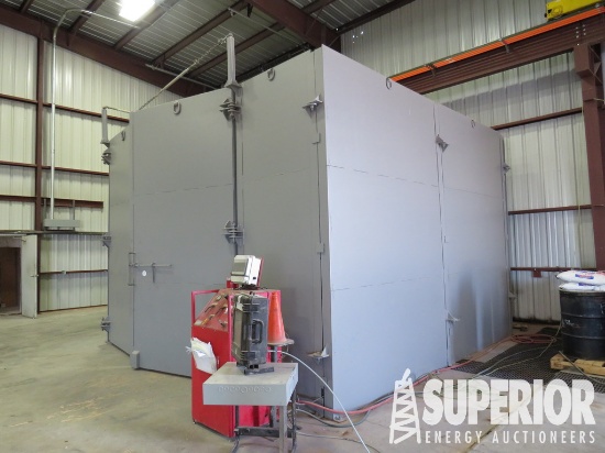12'H x 17'W x 17'L Steel/Wood Lined Test Cell, Mad