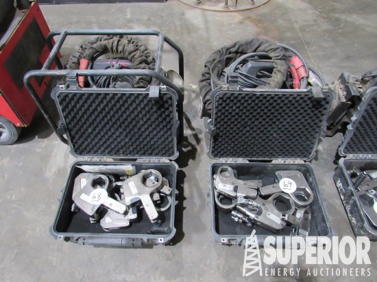 ENERPAC Hyd Power Pack w/Hoses & Set of ENERPAC Wr
