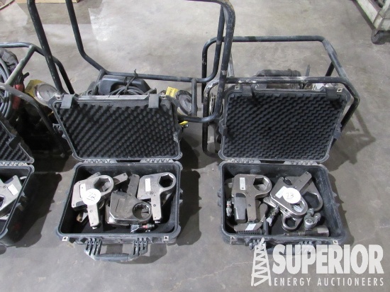 ENERPAC Hyd Power Pack w/Hoses & Set of ENERPAC Wr