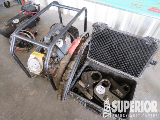 ENERPAC Hyd/Elec Power Pack w/Set of Wrenches. Loc